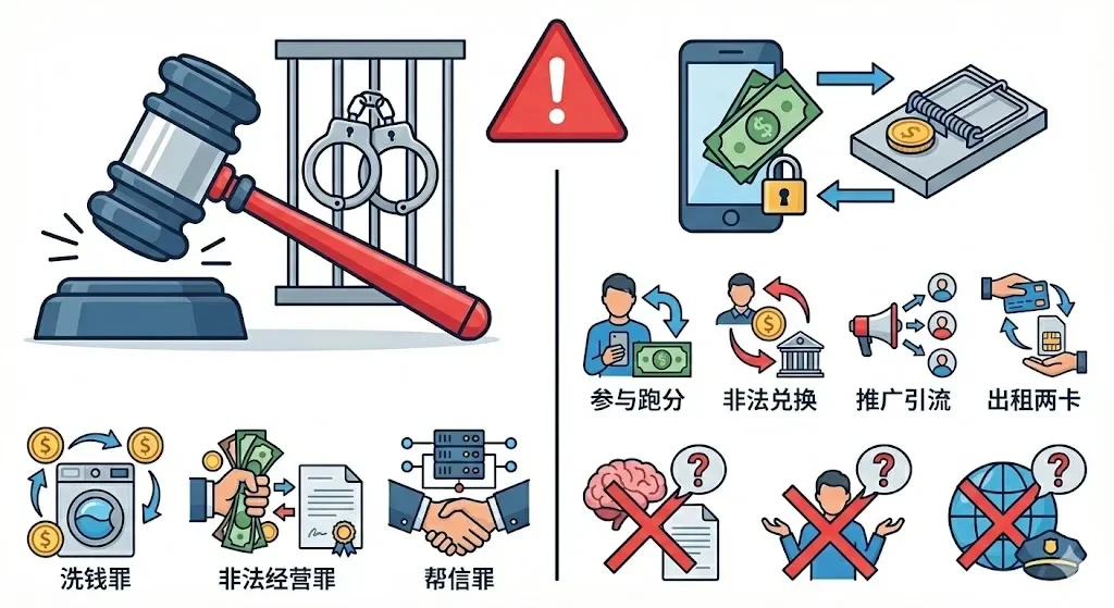 购买娱乐城源码算违法吗？开设赌场罪法律后果与黑产诈骗防范指南